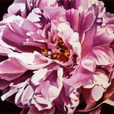 Схема вышивки «пион»