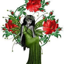 Схема вышивки «Эльфийка»