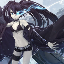 Схема вышивки «Black Rock Shooter»