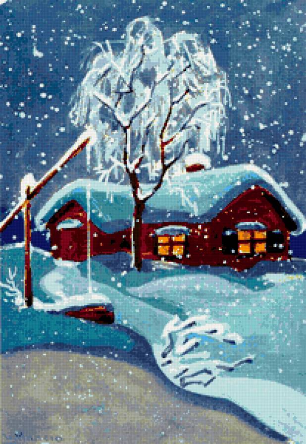 Зимняя сказка - времена года - предпросмотр