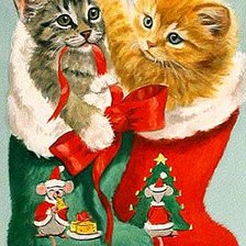 Схема вышивки «Котята»