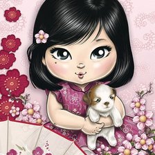 Схема вышивки «Куколка»