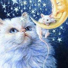 Схема вышивки «кошки-мышки»