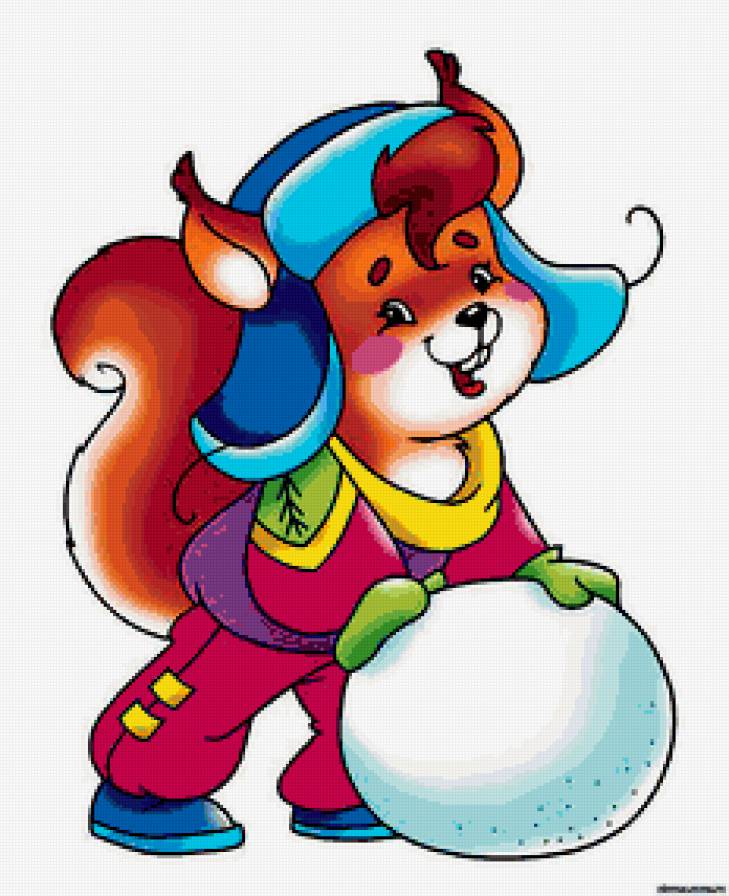 ДЕТЯМ - сказочные герои, снежный шар, сказка, белочка - предпросмотр