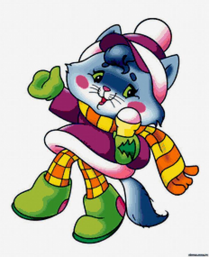 ДЕТЯМ - зима, сказка, сказочные герои, киска, веселье - предпросмотр