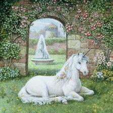 Схема вышивки «Сад единорога»