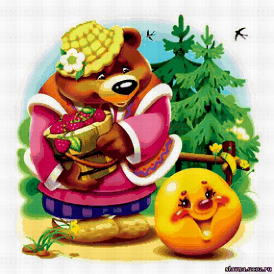 ДЕТЯМ - сказка, миша, сказочные герои, колобок - предпросмотр