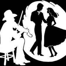 Схема вышивки «Танцующая пара»