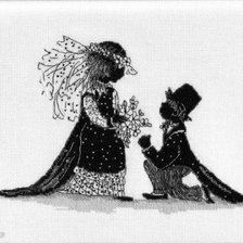 Схема вышивки «Любовь-это...»