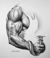 Схема вышивки «Мужская сила»