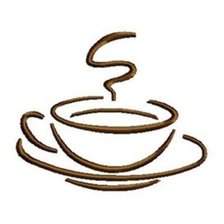 Схема вышивки «Чашка кофе»