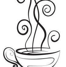 Схема вышивки «Чашка кофе»