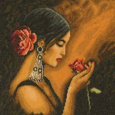 Схема вышивки «испанка»