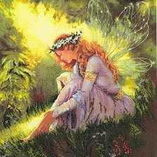 Схема вышивки «фея»