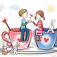 Схема вышивки «Утренний кофе»