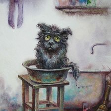 Схема вышивки «Банный день»