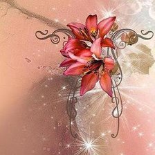 Схема вышивки «подушка Цветы»