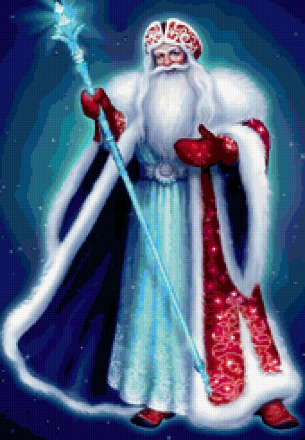 Дед Мороз - новогодняя картинка - предпросмотр