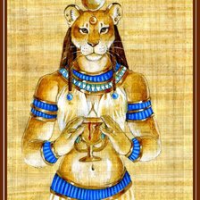 Схема вышивки «секмет»