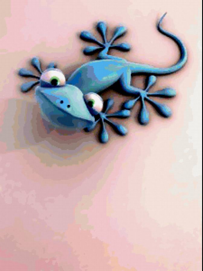 голубая ящерица - голубая ящерица - предпросмотр