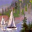 Предпросмотр схемы вышивки «пейзаж» (№220280)