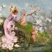 Схема вышивки «картина»