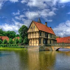 Схема вышивки «Домик»