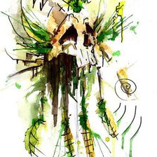 Схема вышивки «музыка»