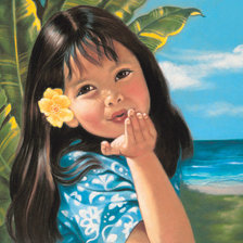 Схема вышивки «девочка»