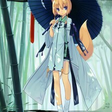 Схема вышивки «Кицунэ»