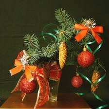 Схема вышивки «новый год»