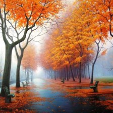 Схема вышивки «осень»