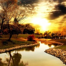 Схема вышивки «ручей»