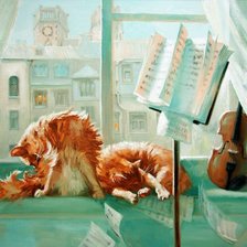 Схема вышивки «Музыка»