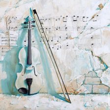 Схема вышивки «Музыка»