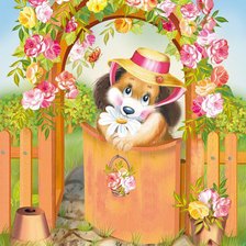 Схема вышивки «ТЫ МОЯ БЕБКА»