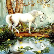 Схема вышивки «Отражение»