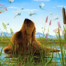 Схема вышивки «медведь»