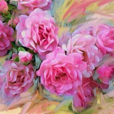 Схема вышивки «Розы»