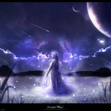 Схема вышивки «ночь»