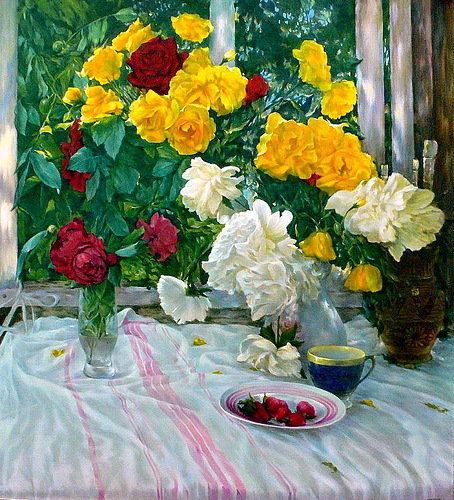 натюрморт - картина, любовь, одиночество, девушка, красота - оригинал