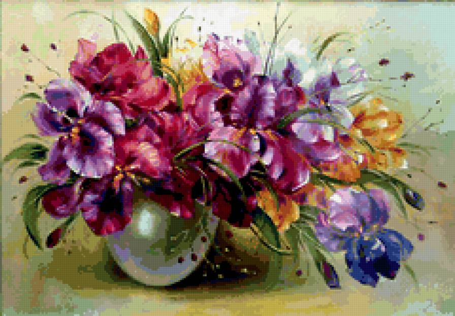 цветы - букет, романтика, природа, цветы, натюрморт,  - предпросмотр