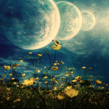 Схема вышивки «Ночь»