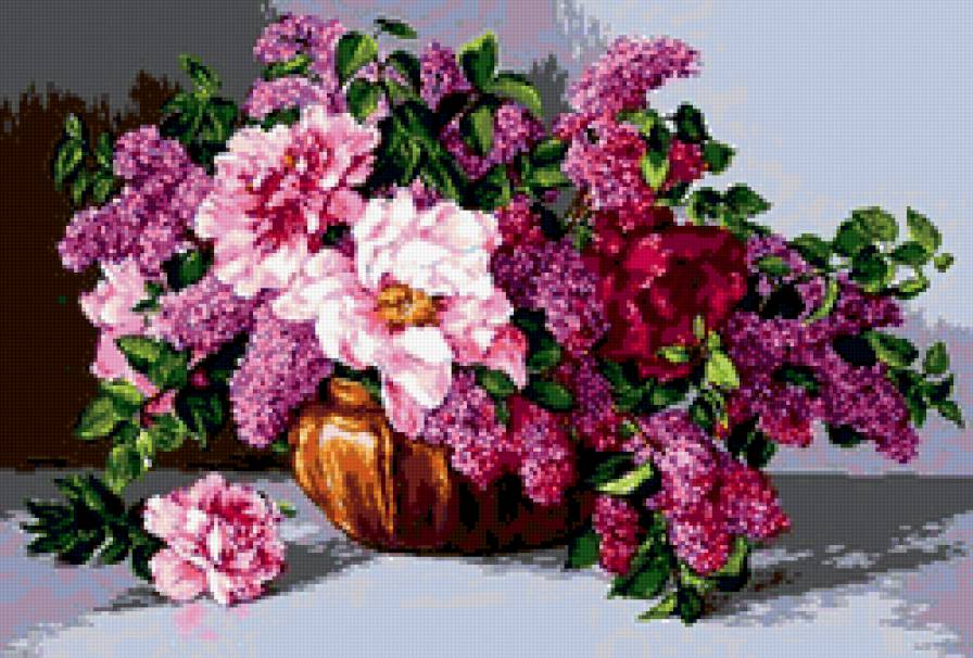 цветы - , натюрморт, романтика, цветы, букет, природа - предпросмотр