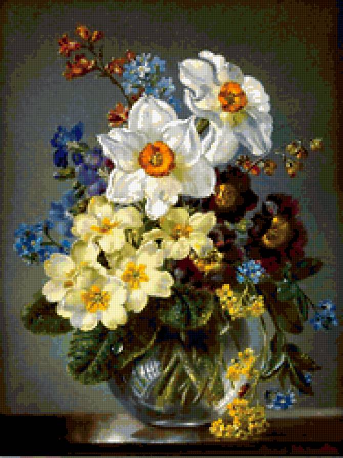 цветы - природа, , букет, романтика, натюрморт, цветы - предпросмотр