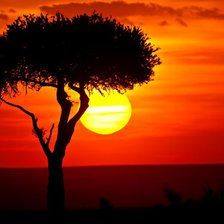 Схема вышивки «Пейзаж»