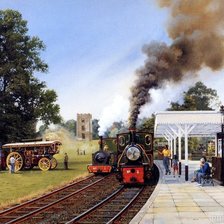 Поезд на станции 2