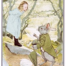 Схема вышивки «Алиса в стране чудес»