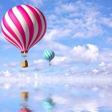 Схема вышивки «Воздушные шары»