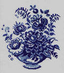 Схема вышивки «гжель»